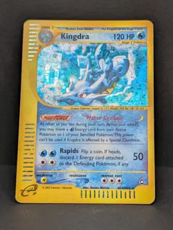 Kingdra H14/H32 Aquapolis Holo Rare Pokemon TCG Nintendo r-reader vintage MP+ - Image 3