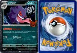 GENGAR (COSMOS HOLO) - 057/091 Holo Trick or Trade BOOster 2024 - POKEMON - Image 3