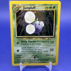 Pokemon TCG Jumpluff 7/111 Neo Genesis Halo Rare Vintage - Image 1