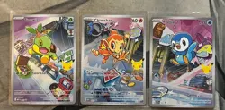 Pokemon TCG Piplup 042, Turtwig 040 and Chimchar 041 Promo - Image 1