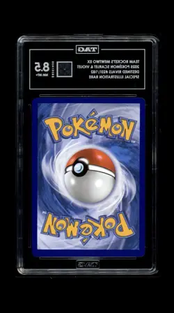 Pokemon Team Rocket's Mewtwo ex 231/182 Destined Rivals TAG 8.5 NM MT+ - Image 2