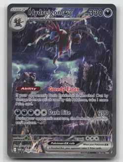 Hydreigon ex 169/086 Holo Special Illustration Rare White Flare Pokemon NM - Image 1