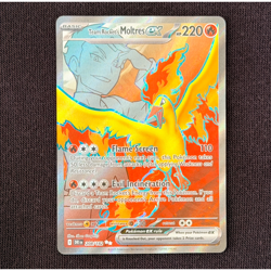 Team Rocket's Moltres ex 208/182 Ultra Rare Destined Rivals Pokemon Near Mint - Image 2