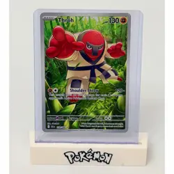 Pokemon Black Bolt Throh 128/086 Illustration Rare Holo Full Art - Image 1
