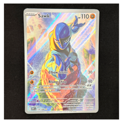 🔥Sawk 130/086 - Pokemon TCG - White Flare Illustration Rare Holo - NM+🔥 - Image 2