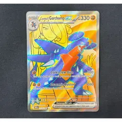 Cynthia's Garchomp ex 215/182 Ultra Rare Destined Rivals Pokemon Near Mint - Image 2