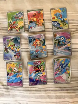 Pokemon TCG First Partner Illustration Collection Series 1 Complete Set - Image 1
