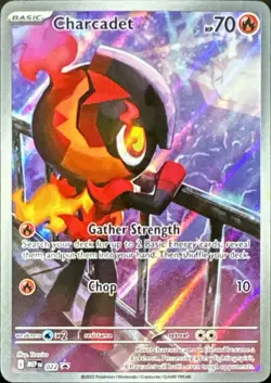 Pokemon Charcadet 22 - Mega Evolution Black Star Promo - NM - Image 1