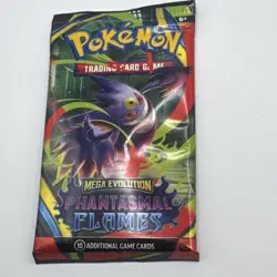 Pokemon Mega Evolution Phantasmal Flames Booster Pack - Image 1