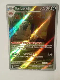 Pokemon Mabosstiff 218/198 Illustration Rare Holo Scarlet & Violet NM+ FREE SHIP - Image 1