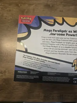 Pokemon TCG Mega Evolution Ascended Heroes Mega Feraligatr ex Box Factory Sealed - Image 5
