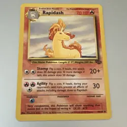 Rapidash 44/64 Uncommon Jungle Pokemon Unlimited LP - Buy 3 Get 2 Free - Image 1