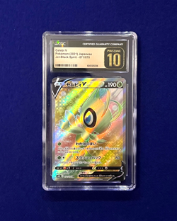 CGC Pristine 10 Celebi V #71 Jet Black Spirit Japanese 2021 Pokemon PRISTINE - Image 1