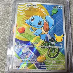 The Pokemon Company Squirtle 039 MEP Promo Holo Basic 80 HP Illus. Saboteri - Image 1