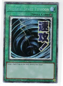 Mystical Space Typhoon 1st Edition Starlight Rare RA05-EN112 Yu-Gi-Oh! - Image 1