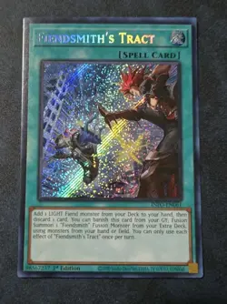 Fiendsmith's Tract Secret Rare 1st Edition INFO-EN061 NM Yugioh - Image 1