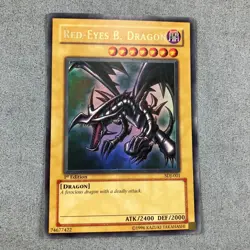 Red-Eyes B. Dragon NM Ultra Rare 1st Edition SDJ-001 Yugioh Starter Deck:Joey - Image 2