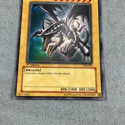 Red-Eyes B. Dragon NM Ultra Rare 1st Edition SDJ-001 Yugioh Starter Deck:Joey - Image 4