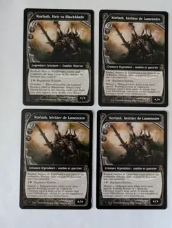 4 Korlash, Heir to Blackblade Future Sight MTG NM Free shipping with tracking - Image 1