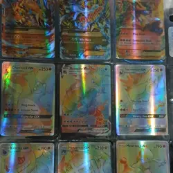 Pokemon TCG GX V VSTAR Holo Foil Full Art Card Lot Charizard Gyarados Pikachu - Image 2