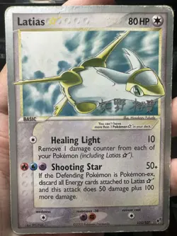 Pokemon 2006 World Championships Gold Star Latias Promo Card TCG 105/107 - Image 2