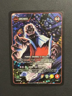 Dead World TCG Grendel 176/184 Holo Rare Card Kickstarter 2025 - Image 1