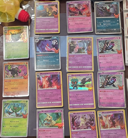 Pokemon TCG 15 Card Lot Sinistcha, Gourgeist, Fezandipiti Promo 2023 - Image 1