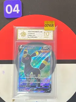 Umbreon V SR CS4aC-151/132 Pokemon Card Chinese Grade10 - Image 1