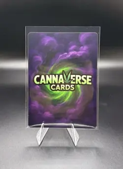 CannaVerse Cards TCG SampL- Enter the CannaVerse - Full Art Foil Promo - Pop 50 - Image 2