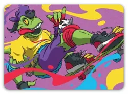 Mondo Gecko Art Card #26 NM Art Series: Teenage Mutant Ninja Turtles Magic MTG - Image 1