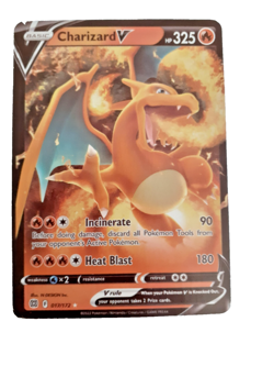 Charizard V 325 HP Pokemon Card – 017/172 – Incinerate / Heat Blast – 2022 - Image 1