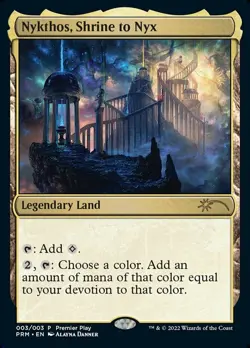 Mint/Near-Mint, English - 1 x MTG Nykthos, Shrine to Nyx - Premier Play Promotio - Image 1