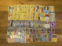 575X CARDS Pokemon TCG Bundle Job lot - Heavy Play / Damaged - Image 1