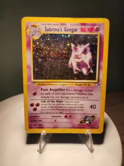 Sabrina's Gengar #14 Gym Heroes Holofoil Card Unlimited -MP - Image 1