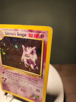 Sabrina's Gengar #14 Gym Heroes Holofoil Card Unlimited -MP - Image 2