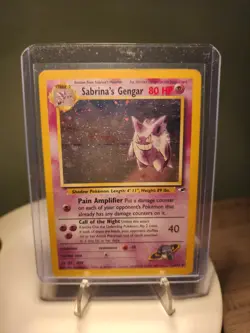 Sabrina's Gengar #14 Gym Heroes Holofoil Card Unlimited -MP - Image 5