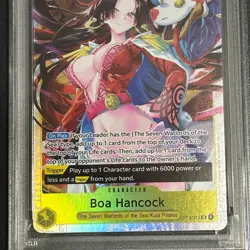 Boa Hancock OP14-112 SR The Azure Sea’s Seven One Piece Card Game English PSA 10 - Image 3