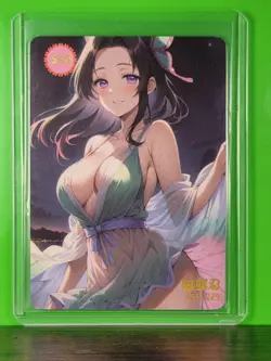 KOCHOU SHINOBU Demon Slayer Waifu Goddess CUSTOM CARD - Image 1