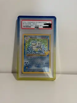 PSA Graded Card Case / Slab Bumper Guard - New - Yellow & Blue - Image 1