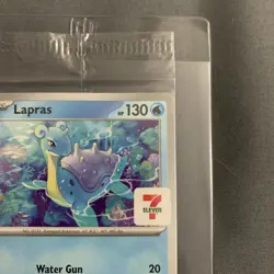Lapras 7/11 Promo Card Pokemon Scarlet & Violet Stellar Crown Asia Exclusive - Image 3