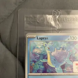 Lapras 7/11 Promo Card Pokemon Scarlet & Violet Stellar Crown Asia Exclusive - Image 4