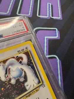 LUGIA Pokemon Card - WOTC - Unlimited - Neo Genesis - 9/111 - HOLO SWIRL - PSA 6 - Image 2