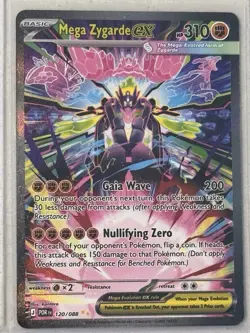 Mega Zygarde Ex Perfect Order 129/088 Pokemon Card - Image 1