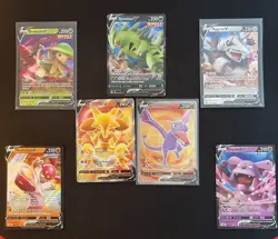 Pokemon Card Lot, Basic V Cards, for Kids. From binder, Full Arts And Rares - Image 1