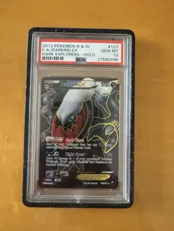 Pokemon Darkrai EX Dark Explorers Full Art #107 PSA 10 Gem Mint - Image 1
