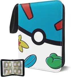 TCGAMES Pokemon TCG 4-Pocket Binder 50 Pages Holds 200/400 Cards Pokeball *NEW* - Image 1