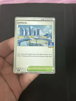 Pokemon Asia Exclusive Gym Promo Levincia 150/159 Journey Together (Cosmos Holo) - Image 1