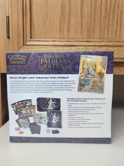 Pokemon TCG Scarlet & Violet Paldean Fates Elite Trainer Box ETB Factory Sealed - Image 2