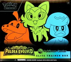 SV Paldea Evolved POKEMON CENTER ETB Elite Trainer Box SEALED (11 Packs + PROMO) - Image 2