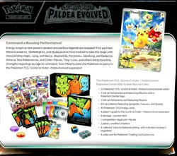 SV Paldea Evolved POKEMON CENTER ETB Elite Trainer Box SEALED (11 Packs + PROMO) - Image 4